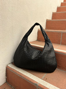Dark Roast Braid Handbag