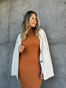 The Perfect Day Ribbed Sweater Dress
