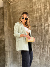 Load image into Gallery viewer, So Chic Oversized Blazer - Sage
