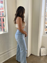 Load image into Gallery viewer, Lola Distressed Wide Leg Jeans
