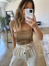 Load image into Gallery viewer, Girls Night Satin Crop Top
