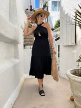 Load image into Gallery viewer, Santorini Halter Neck Maxi Dress
