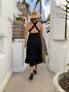 Santorini Halter Neck Maxi Dress